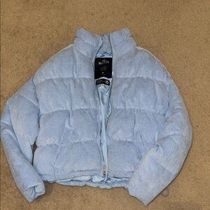 Hollister Light Blue Puffer Jacket